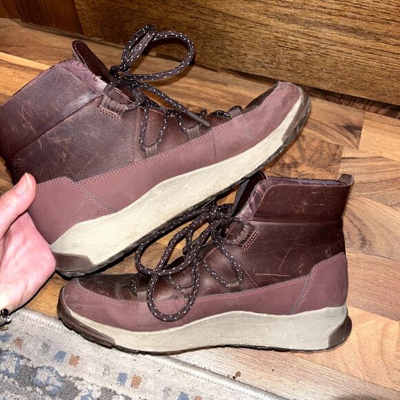 Chaco Borealis Peak Waterproof Boots Mahogany Womens Size 9 JCH107460 - Picture 5 of 10